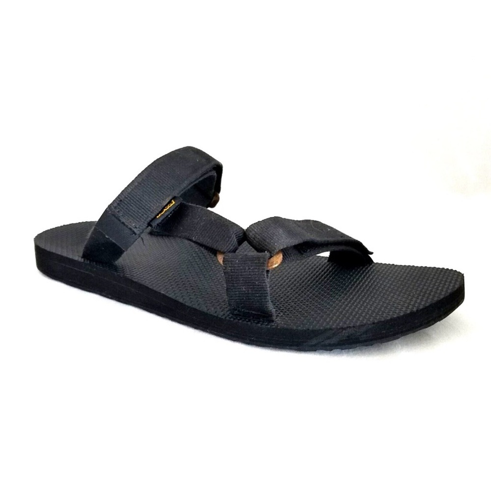 TEVA Original Universal Sandals Black Slip On Slides 1010171 Men's US 12 EU 45.5